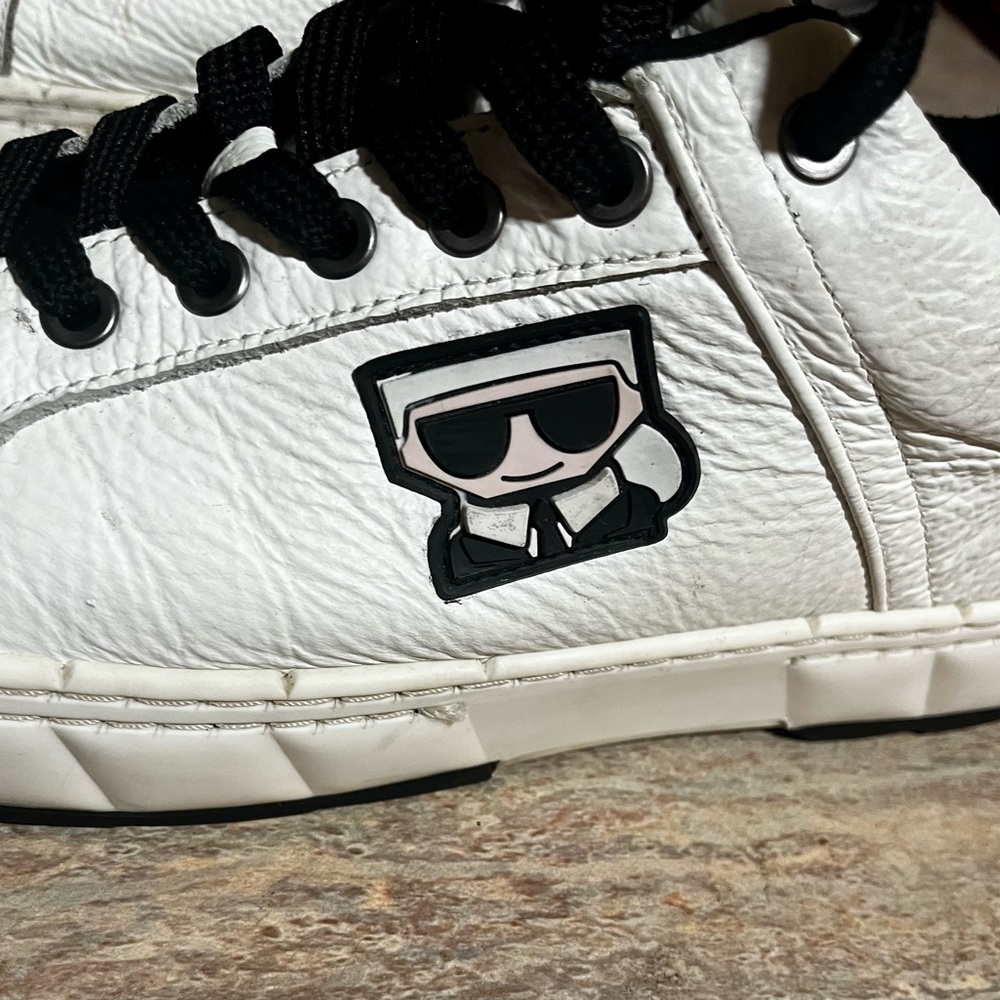 Karl Lagerfeld leather sneakers - Picture 8 of 16
